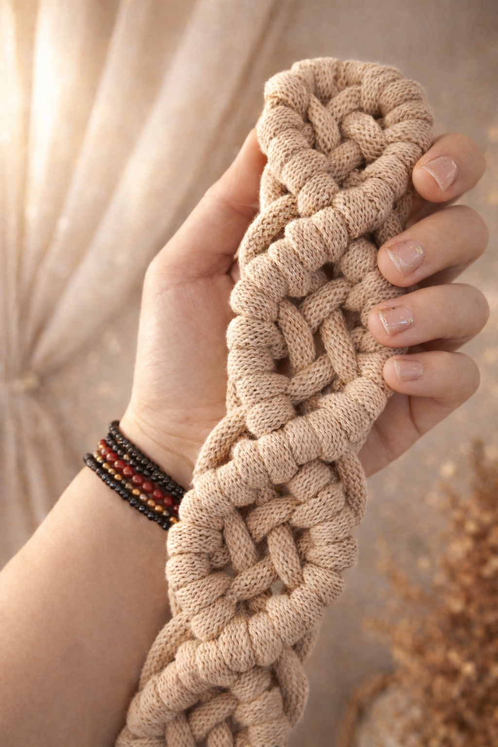 karma mat carry strap, close up
